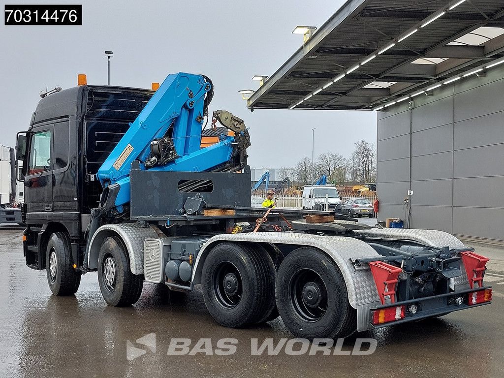 Mercedes Actros 2653 8X4 Manual! Retarder Full-Steel HMF 2223 K4 Remote Kran Crane Big-Axle Euro3