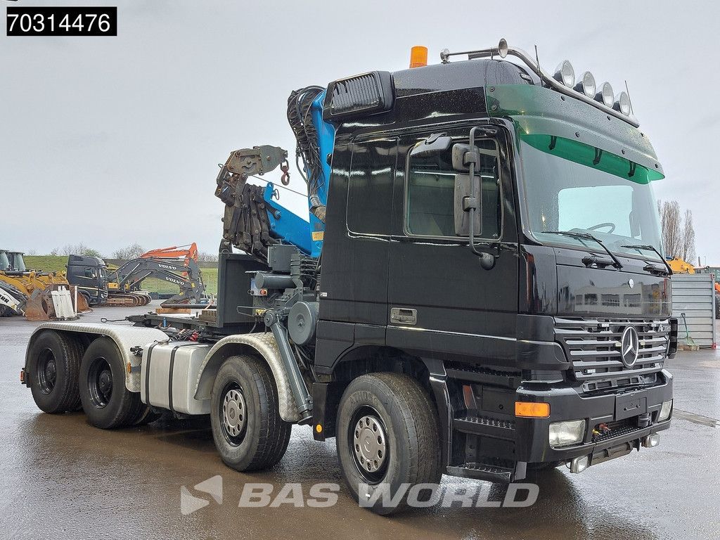 Mercedes Actros 2653 8X4 Manual! Retarder Full-Steel HMF 2223 K4 Remote Kran Crane Big-Axle Euro3