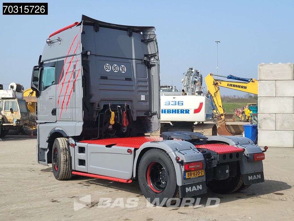 MAN TGX TGX 18.510 4X2 Individual Lion S! GX APK 02-2027 Full-Air Retarder Standairco 2xTanks Leather PTO ACC Navi LED Euro 6