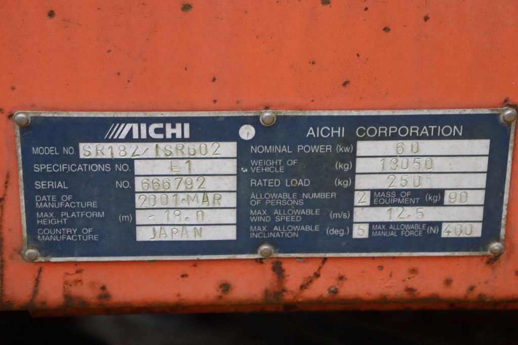 Teleskoparbeitsbühne AT SR182/1SR602 Diesel 20m 2001