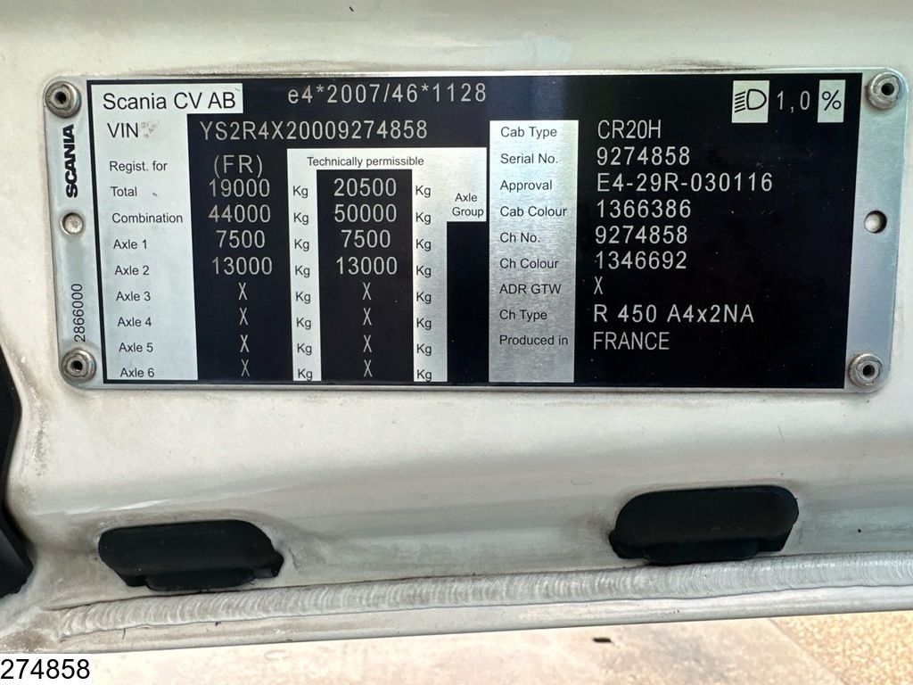 Scania R 450 EURO 6, Retarder