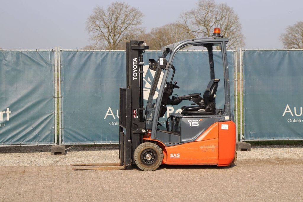 Heftruck Toyota 8FBE15T Elektrisch 1500kg 3.0m 2016