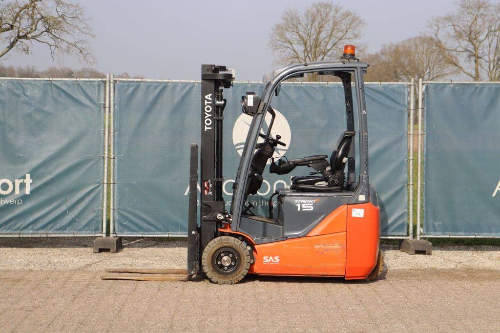 Heftruck Toyota 8FBE15T Elektrisch 1500kg 3.0m 2016