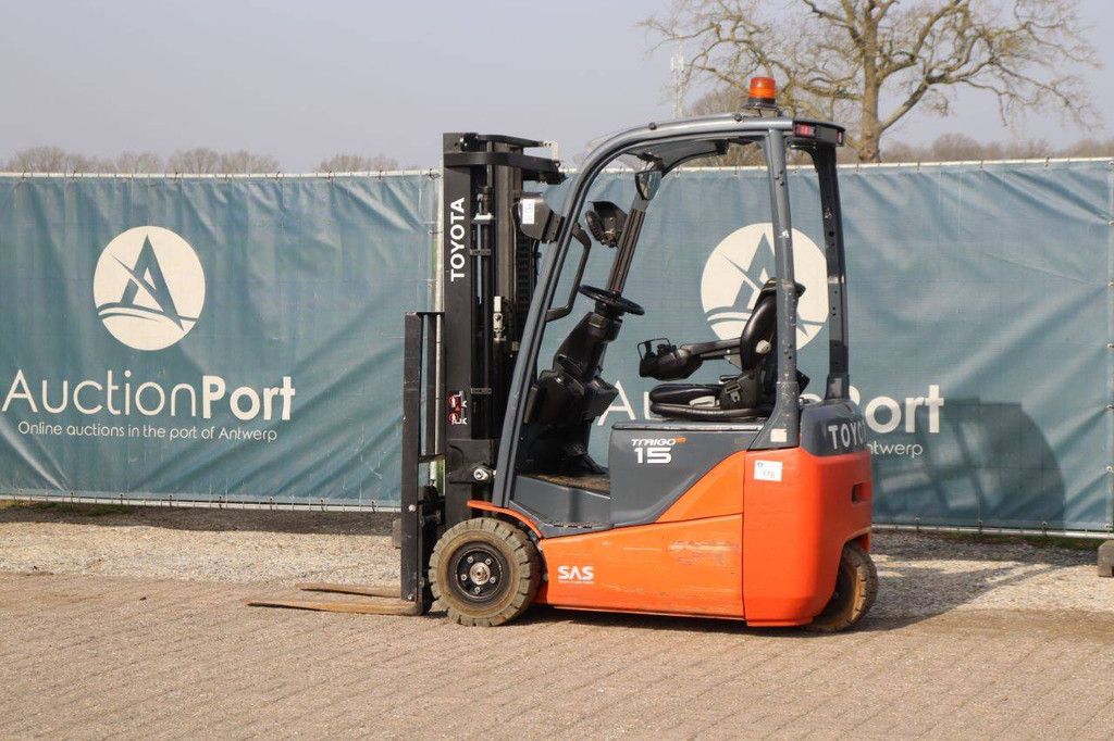 Heftruck Toyota 8FBE15T Elektrisch 1500kg 3.0m 2016