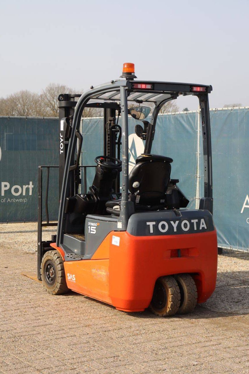Heftruck Toyota 8FBE15T Elektrisch 1500kg 3.0m 2016