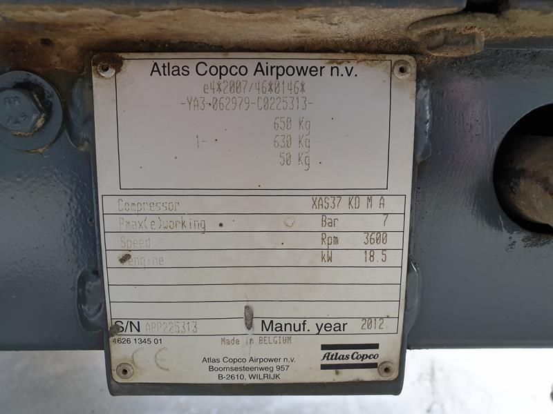 Atlas Copco XAS 37 KD