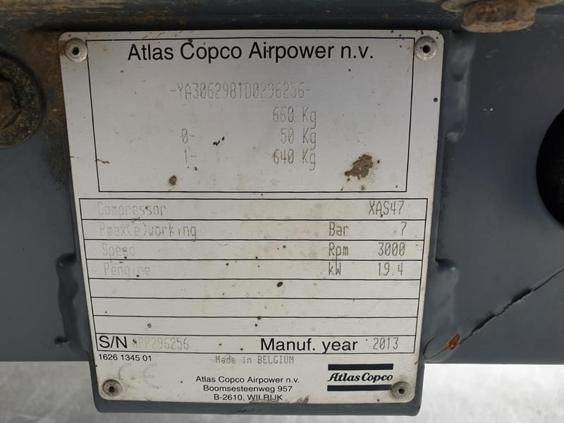 Atlas Copco XAS 47 KD