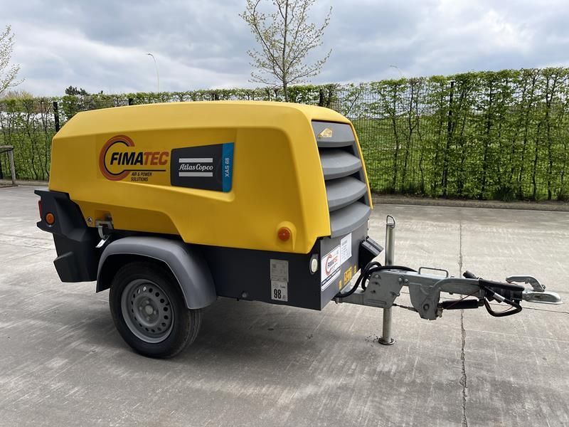 Atlas Copco XAS 68 KD - N WHEELS W.B. DIN EYE