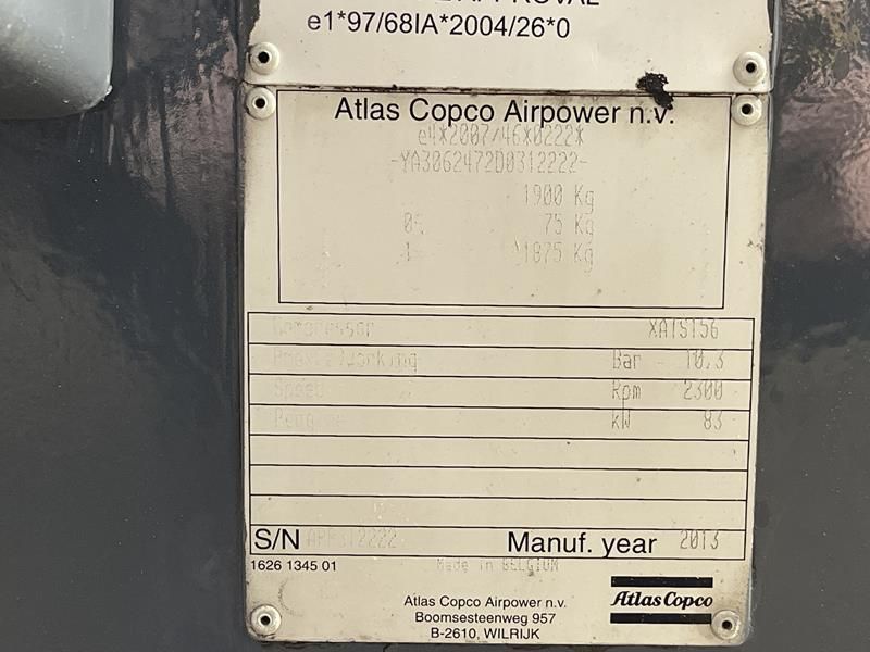 Atlas Copco XATS 156 DD - N