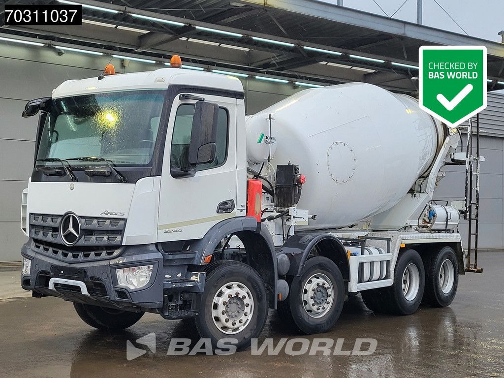 Mercedes Arocs Arocs 3240 8X4 9m3 Stetter Mixer Steelsuspension Automatic Euro 6