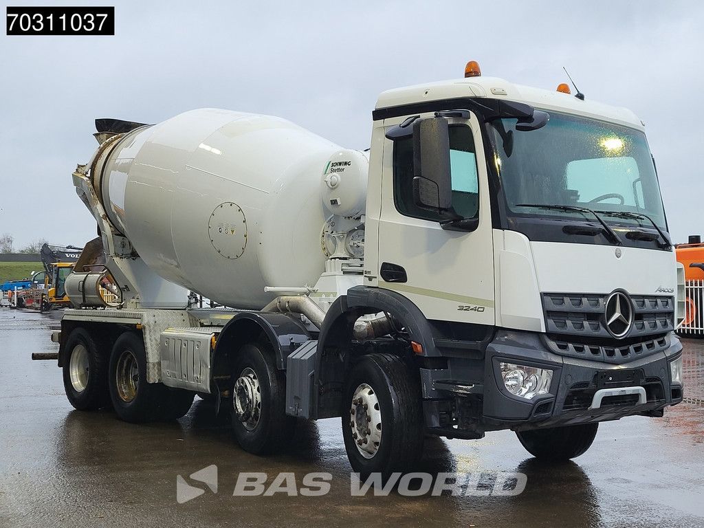 Mercedes Arocs Arocs 3240 8X4 9m3 Stetter Mixer Steelsuspension Automatic Euro 6