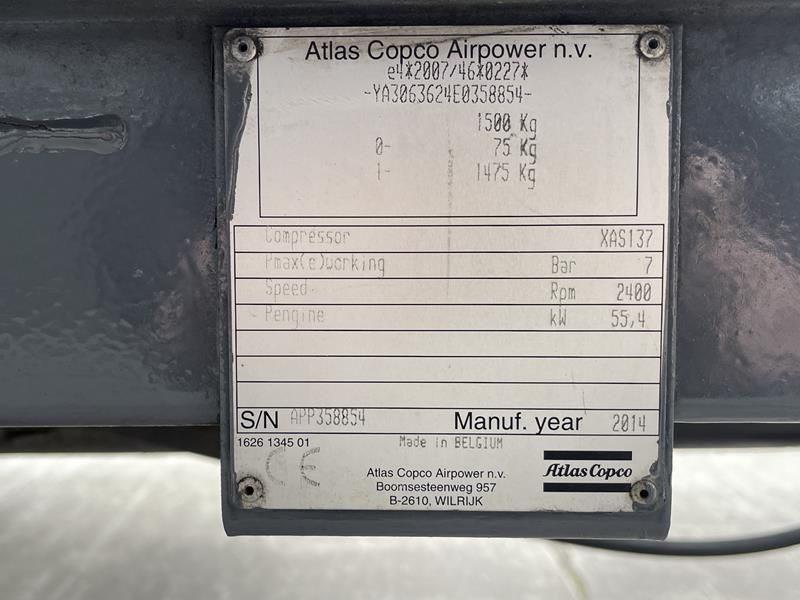 Atlas Copco XAS 137 KD - N