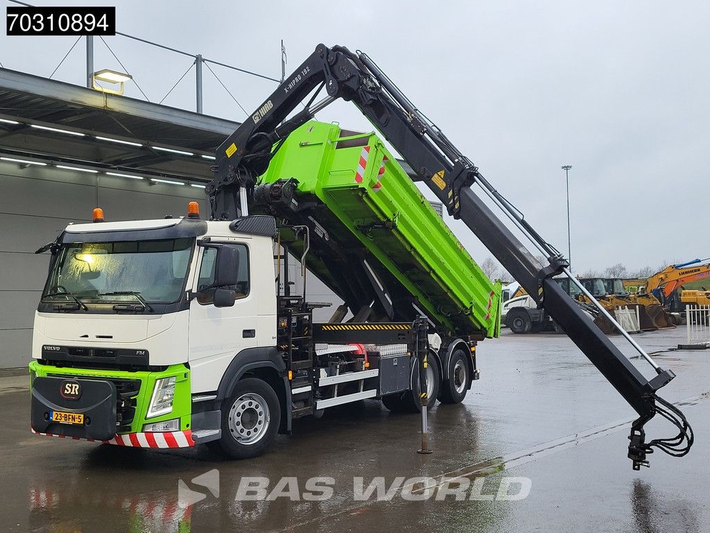 Volvo FM 330 6X2 HIAB X-HIPRO 192 E-3 Kran Crane Transcom Lift+Steering axle Euro 6