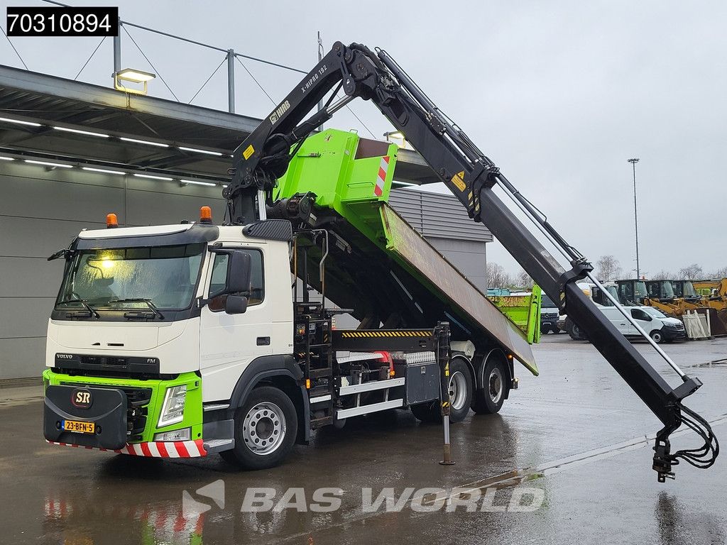Volvo FM 330 6X2 HIAB X-HIPRO 192 E-3 Kran Crane Transcom Lift+Steering axle Euro 6