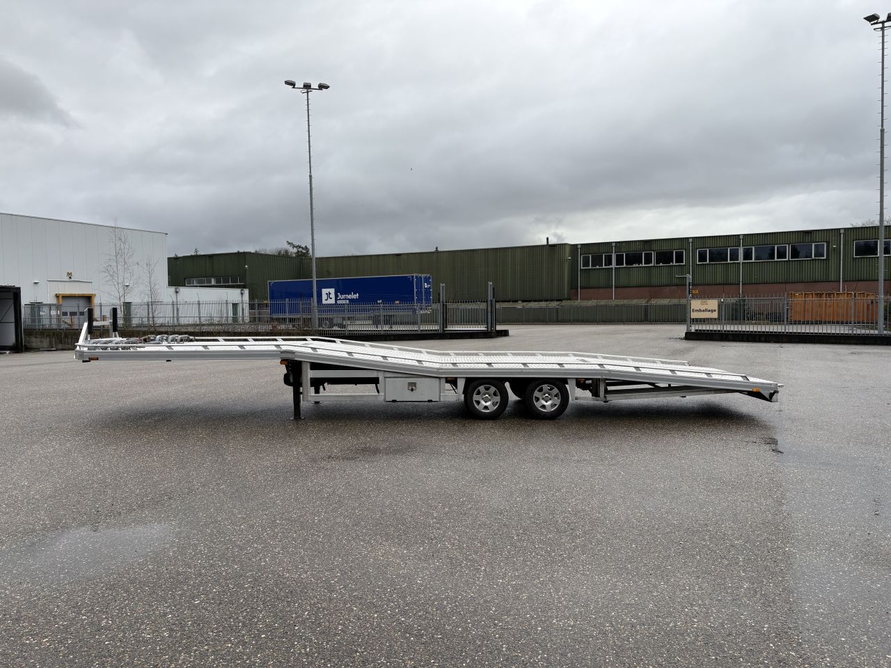 Be oplegger autotransporter Tijhof 5 ton