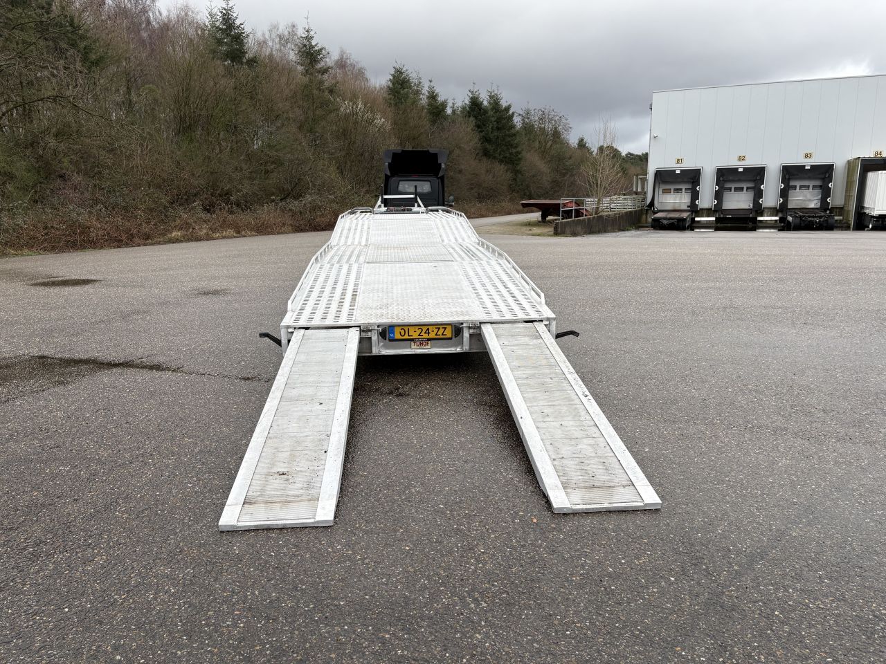 Be oplegger autotransporter Tijhof 5 ton