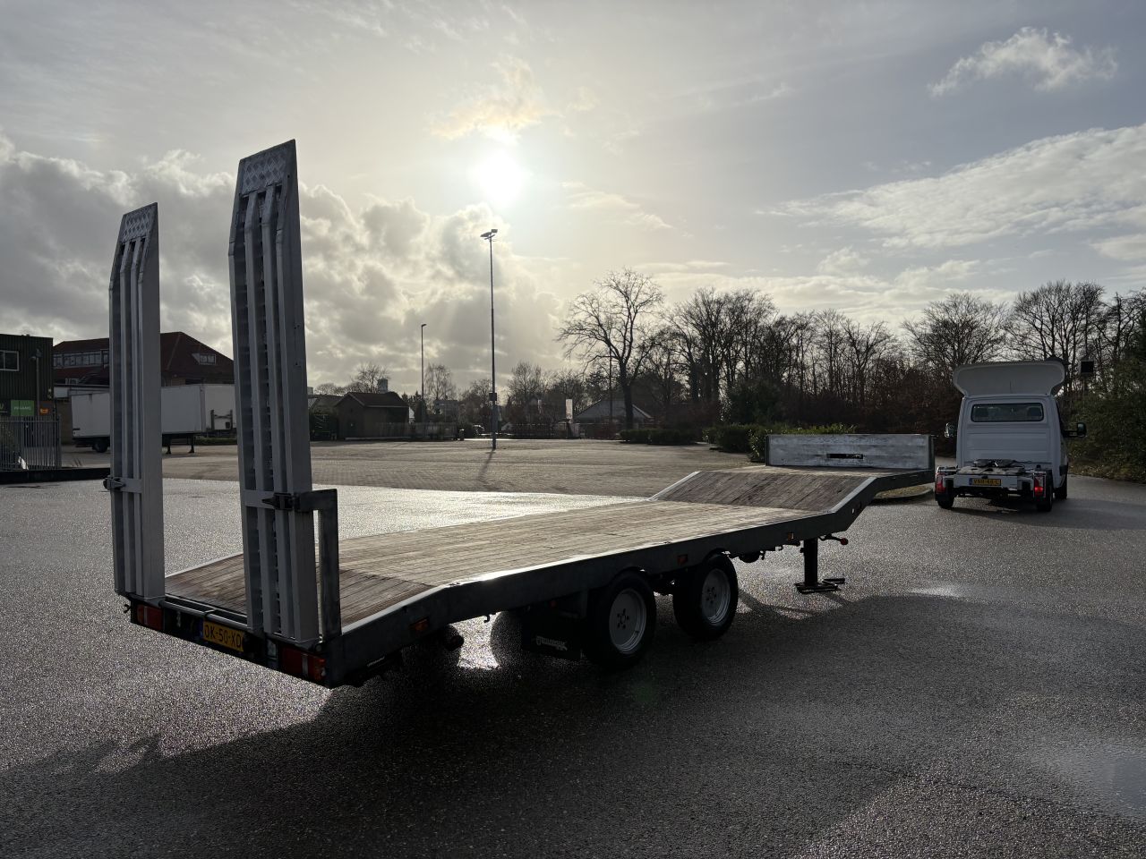 BE oplegger 5.5 TON semi dieplader VELDHUIZEN
