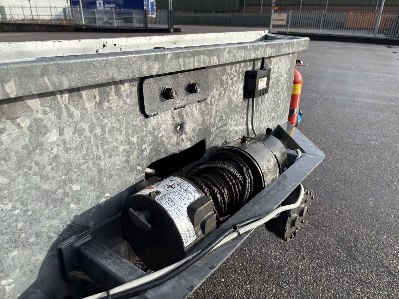 BE oplegger 5.5 TON semi dieplader VELDHUIZEN