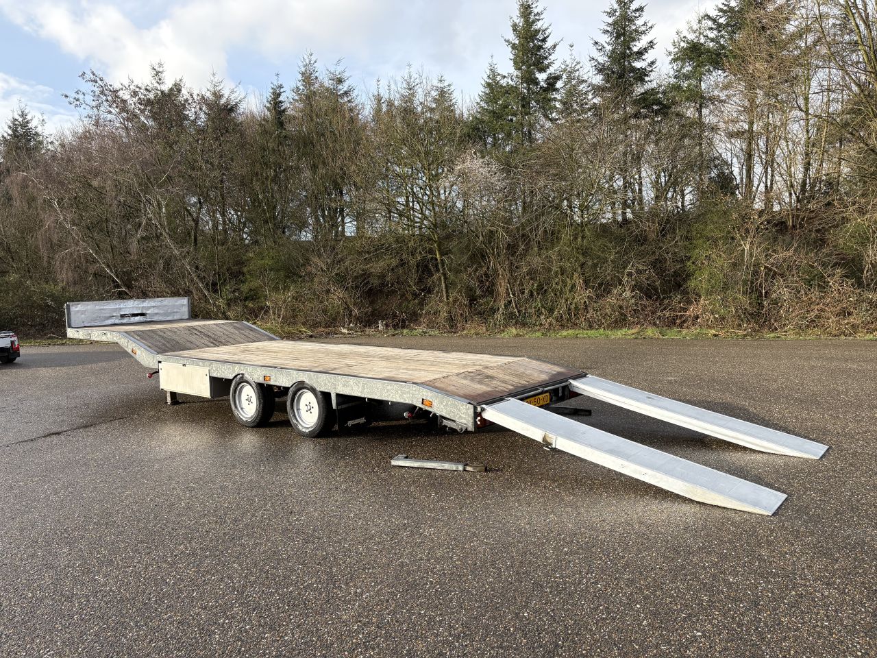 BE oplegger 5.5 TON semi dieplader VELDHUIZEN