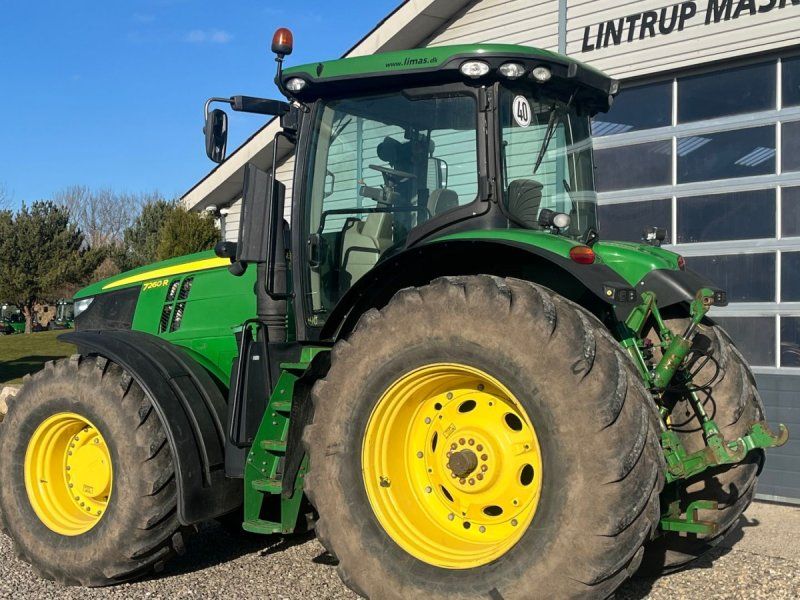 John Deere 7260R AP med frontlift og front PTO