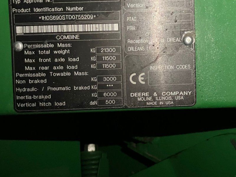 John Deere S690i 4WD S690 I