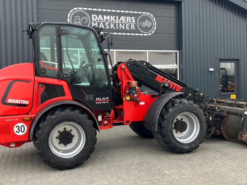 Manitou MLA-T516-75H MLA-T 75 teleskoplæsser med 4 ny  dæk