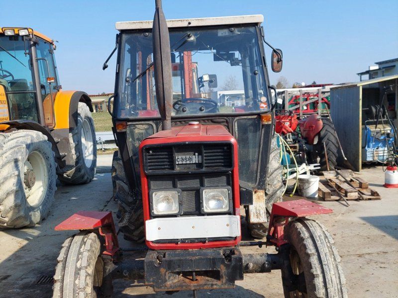 Traktor Case 533, Hinterrad, Kabine, Oberlenker, Ackerschiene