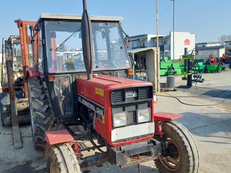 Traktor Case 533, Hinterrad, Kabine, Oberlenker, Ackerschiene