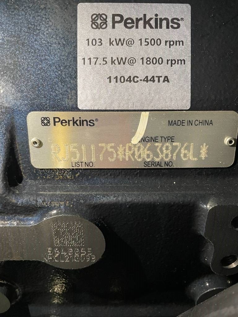 Perkins 1104C-44TAG2 - 110 kVA Generator - DPX-19806