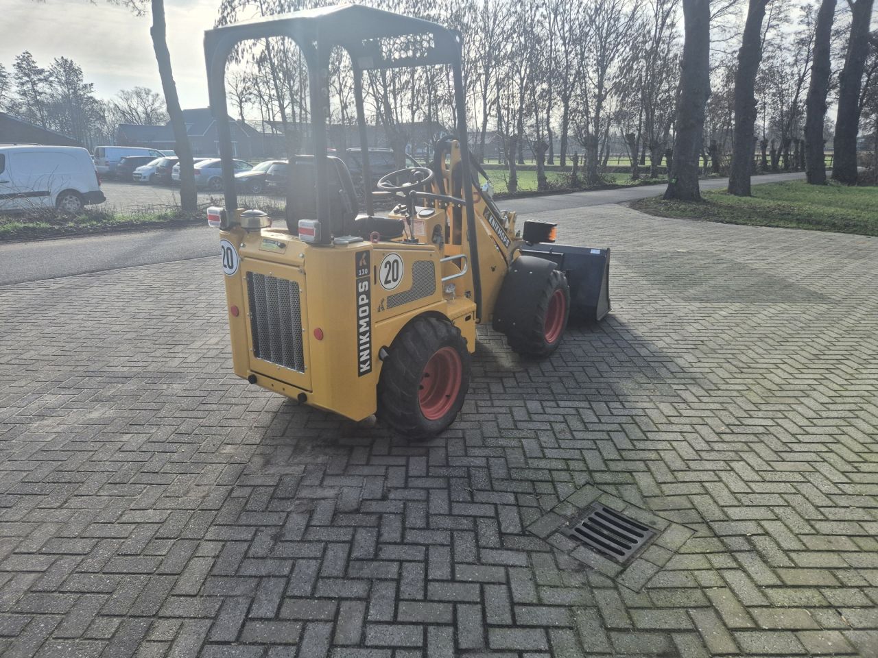 Used Knikmops 130 H with bucket and forks