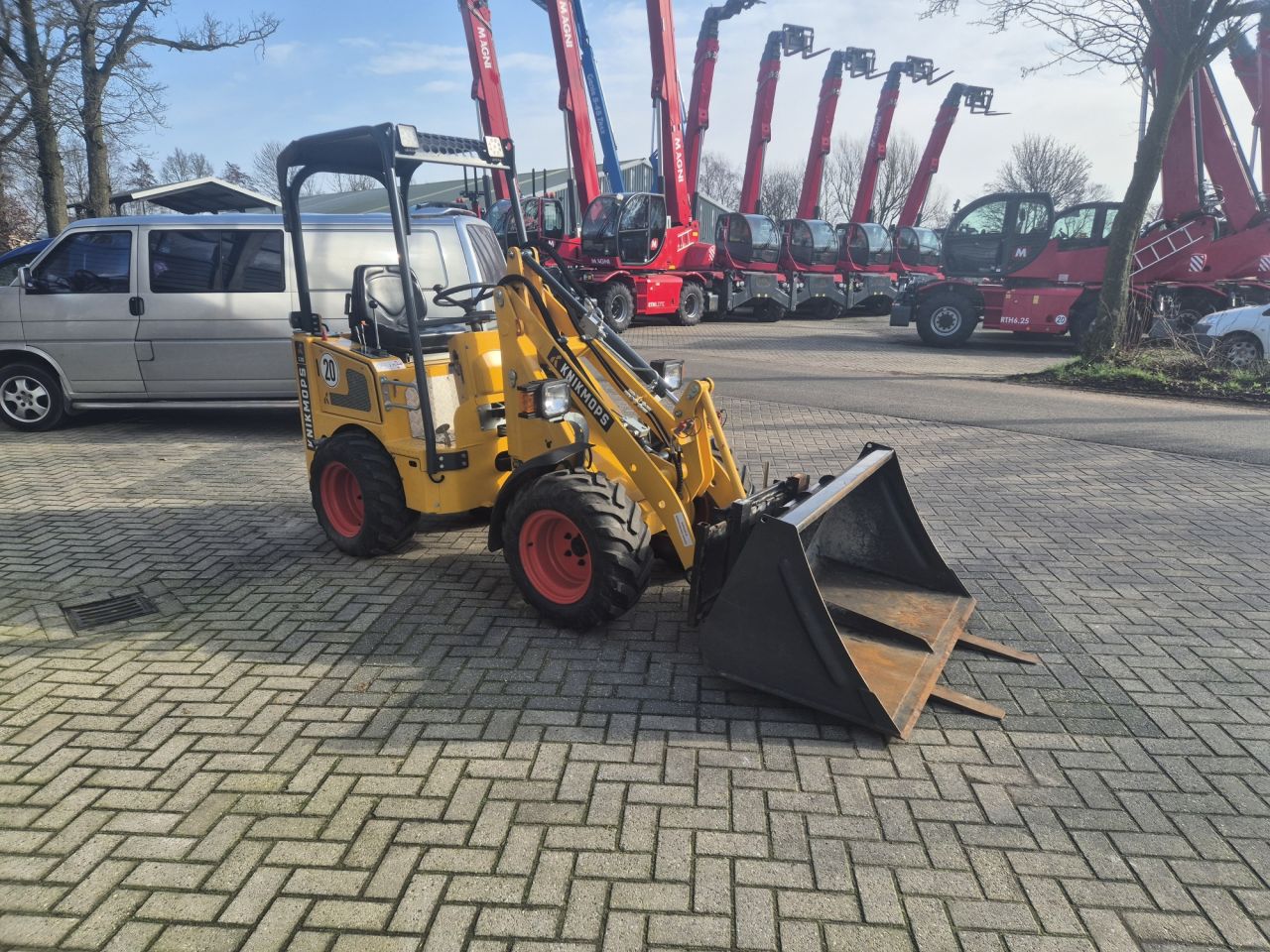 Used Knikmops 130 H with bucket and forks