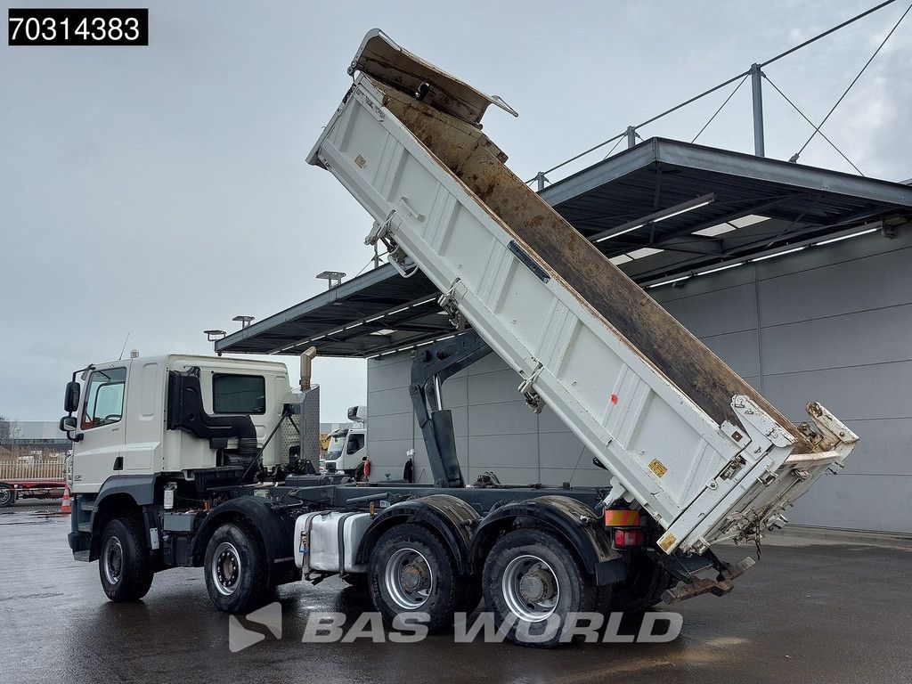 DAF CF 510 8X4 12m3 Meiller 2-way tipper Steel suspension Big-Axle Sleepercab Euro 6