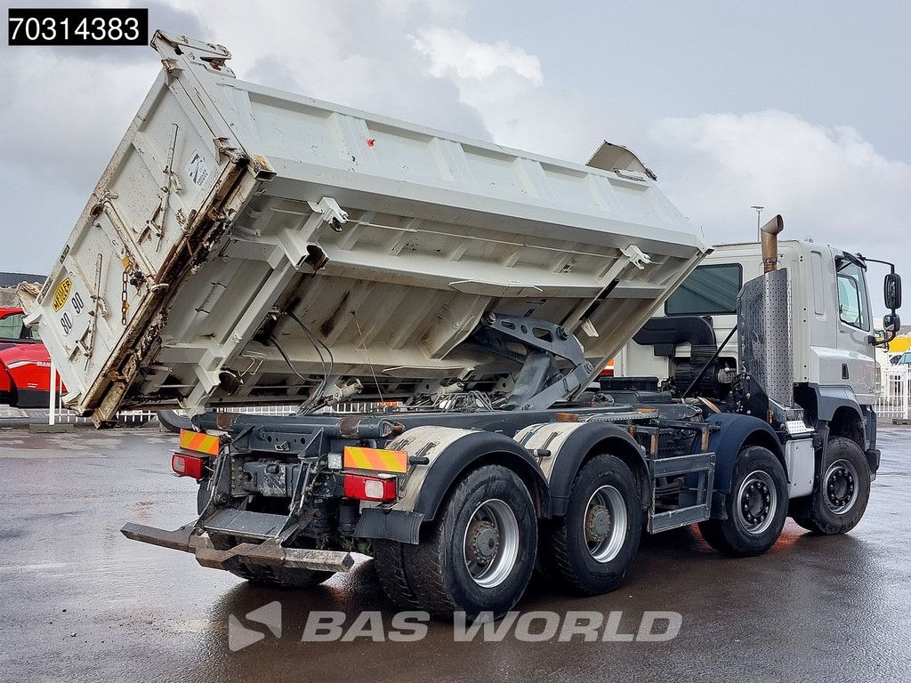 DAF CF 510 8X4 12m3 Meiller 2-way tipper Steel suspension Big-Axle Sleepercab Euro 6