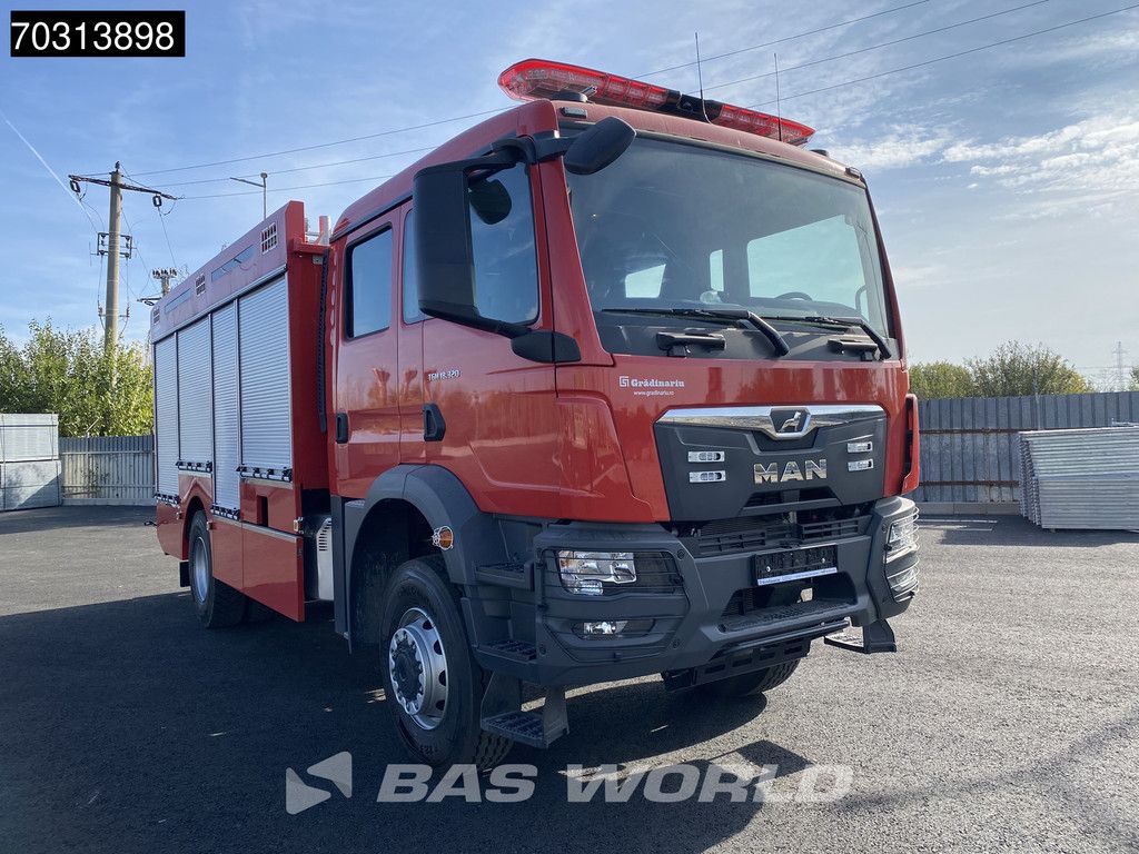 MAN TGM 18.320 4X4 NEW! Gradinariu Feuerwehr Automatic Euro 6 Pump