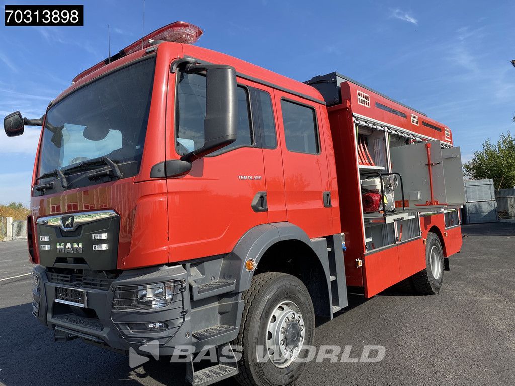 MAN TGM 18.320 4X4 NEW! Gradinariu Feuerwehr Automatic Euro 6 Pump