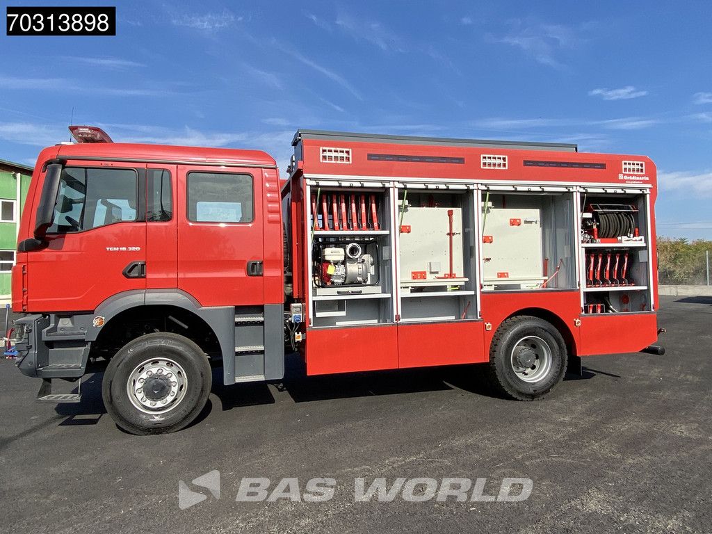 MAN TGM 18.320 4X4 NEW! Gradinariu Feuerwehr Automatic Euro 6 Pump