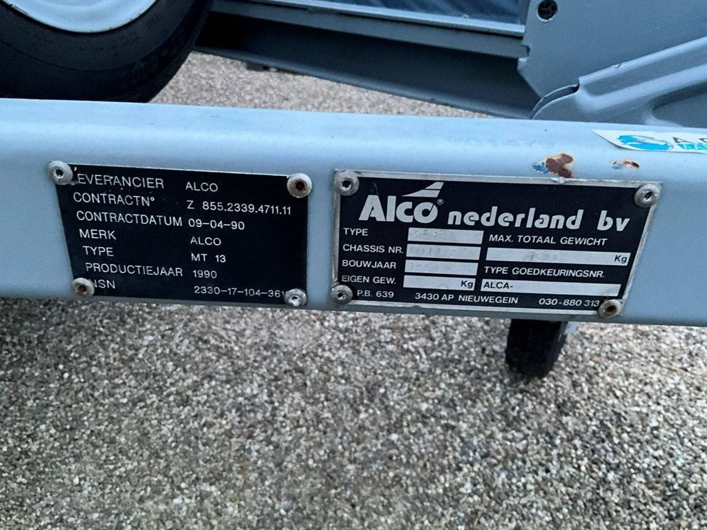 Motor trailer Alco MT13 750kg 1990
