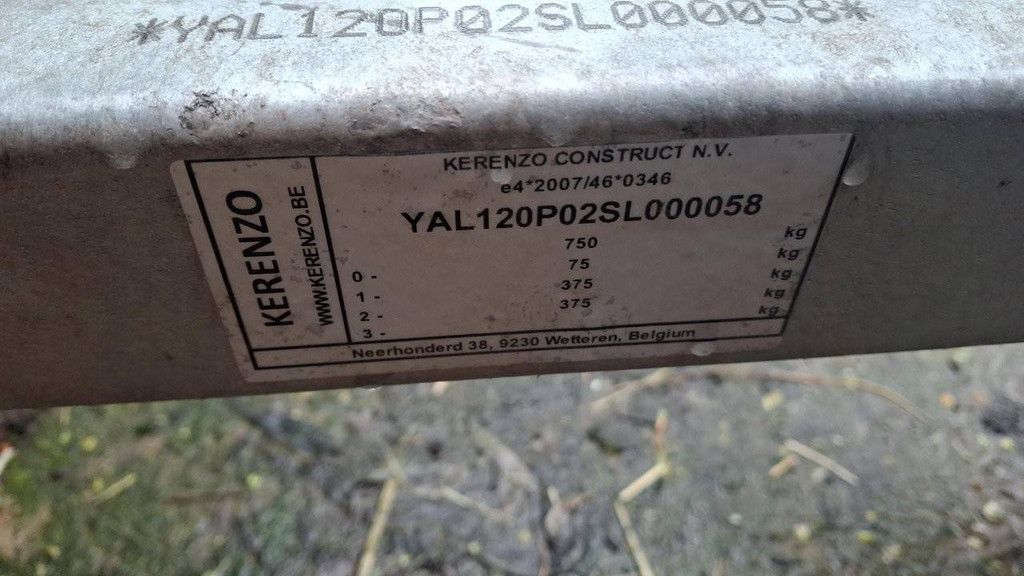 Kerenzo Plattformanhänger 4,0 x 1,50 m