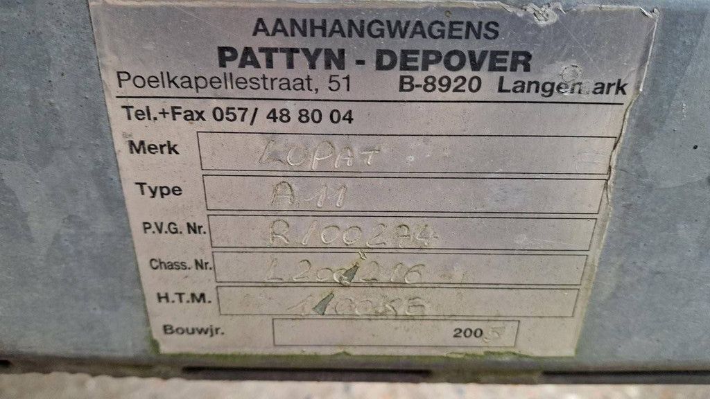 Refrigerated trailer Lopat A11 2.40x1.40x2.0m 2005