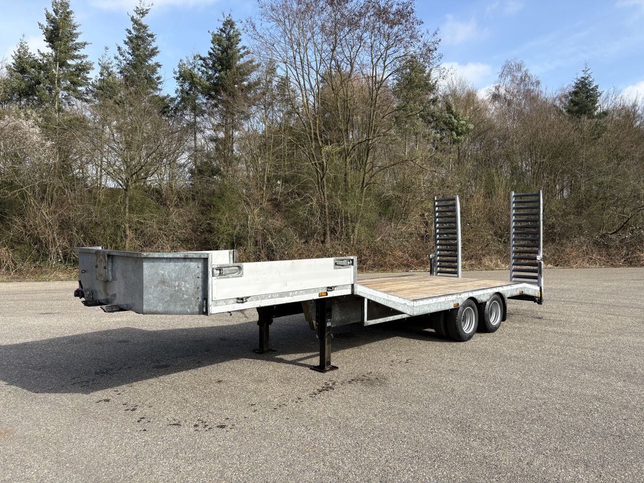 Be oplegger 9 TON KUIPER semi dieplader