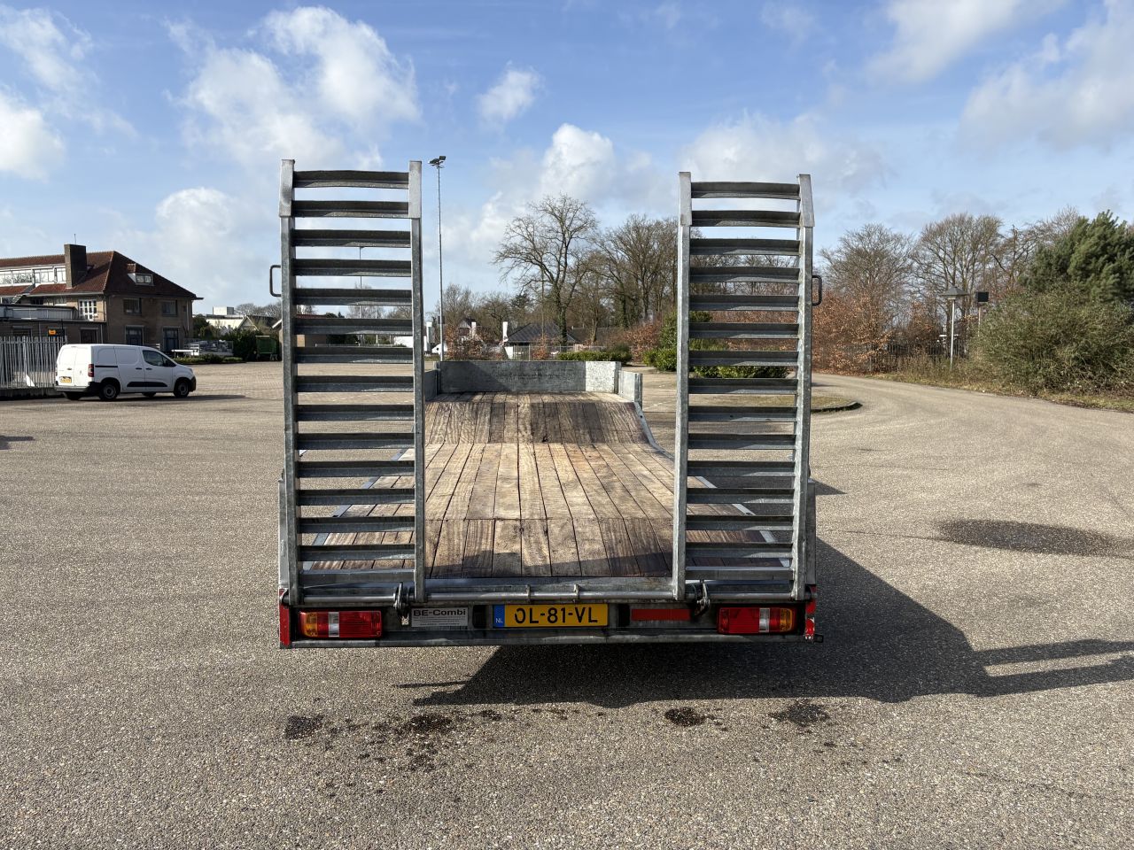 Be oplegger 9 TON KUIPER semi dieplader