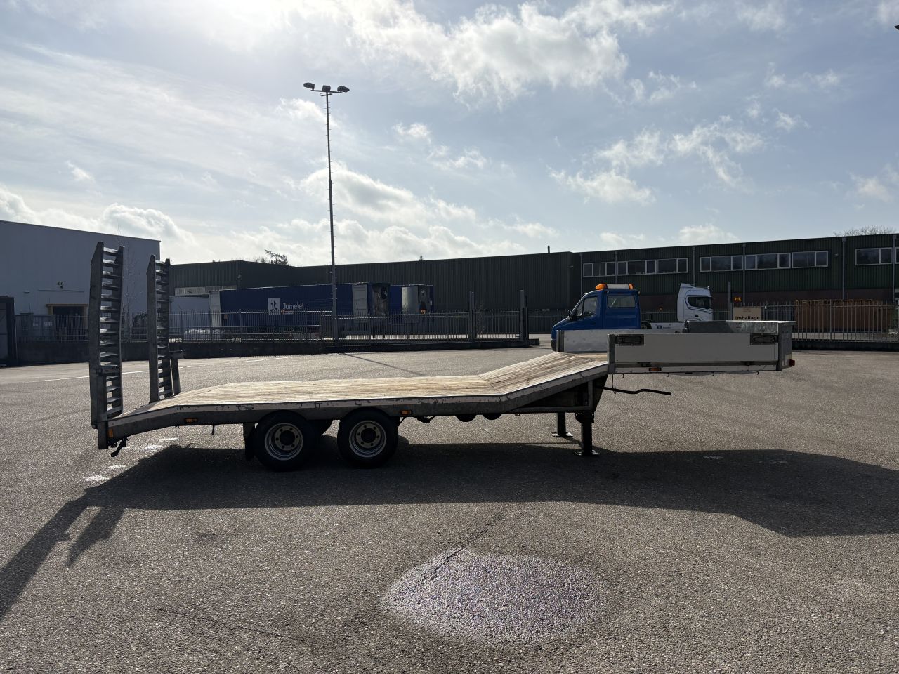 Be oplegger 9 TON KUIPER semi dieplader