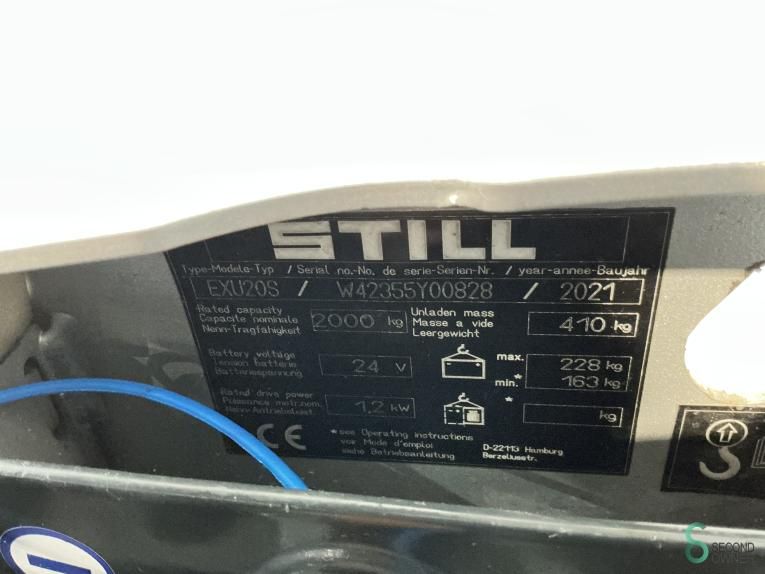 Pallet trucks Electric Still EXU20 2021