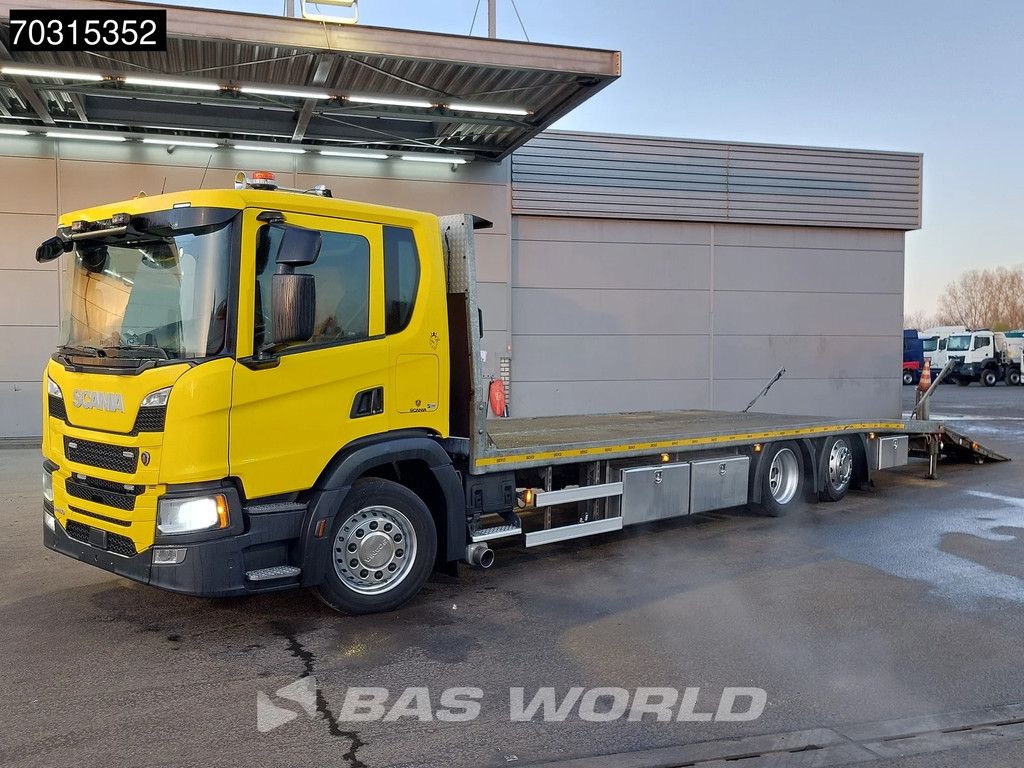 Scania P410 6X2 8,75m Machine Transporter Ramps Full Air Lift+steering axle Euro 6