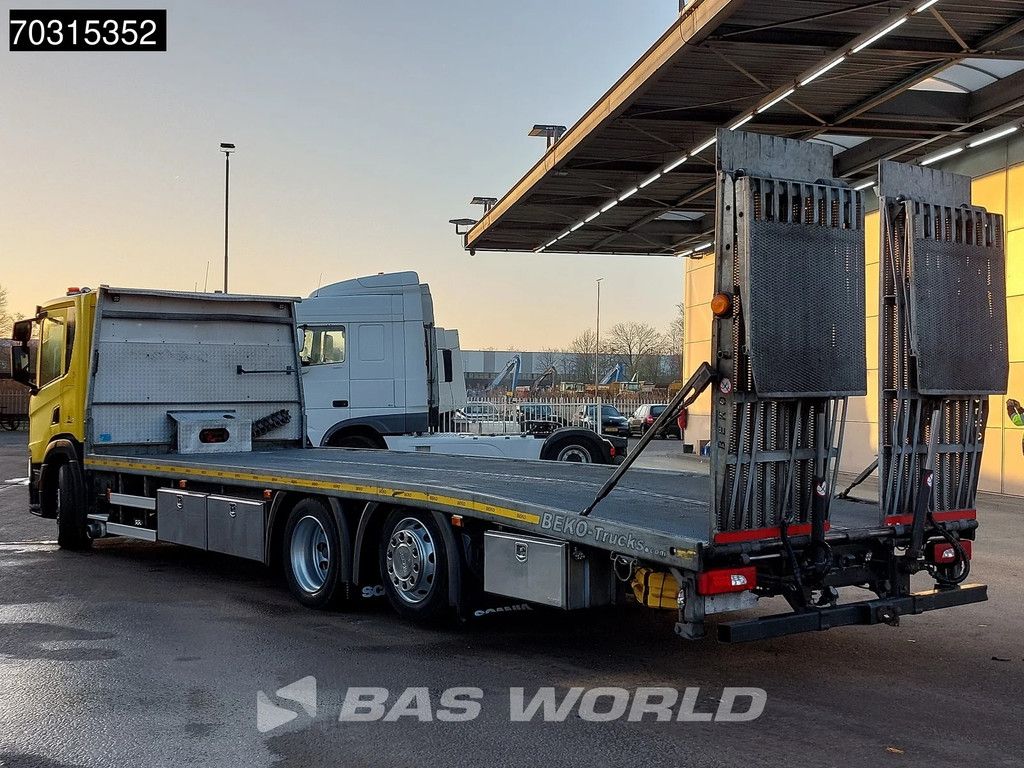 Scania P410 6X2 8,75m Machine Transporter Ramps Full Air Lift+steering axle Euro 6