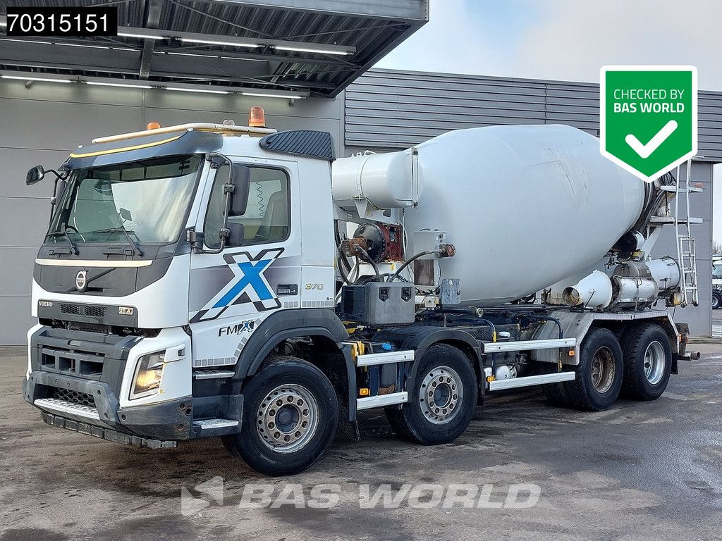 Volvo FMX 370 8X4 9m3 Mixer Full Steel Euro 6