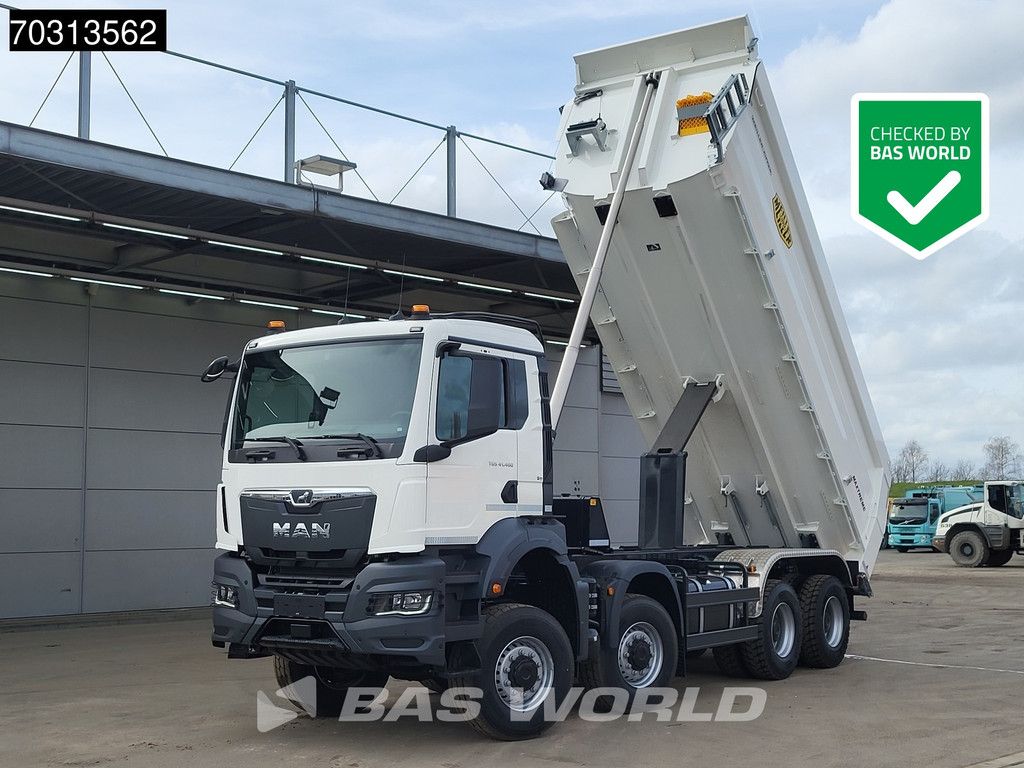 MAN TGS TGS 41.480 8X8 NEW! 8x8 20m3 Meiller Kipper Steelsuspension Automatic Euro 6