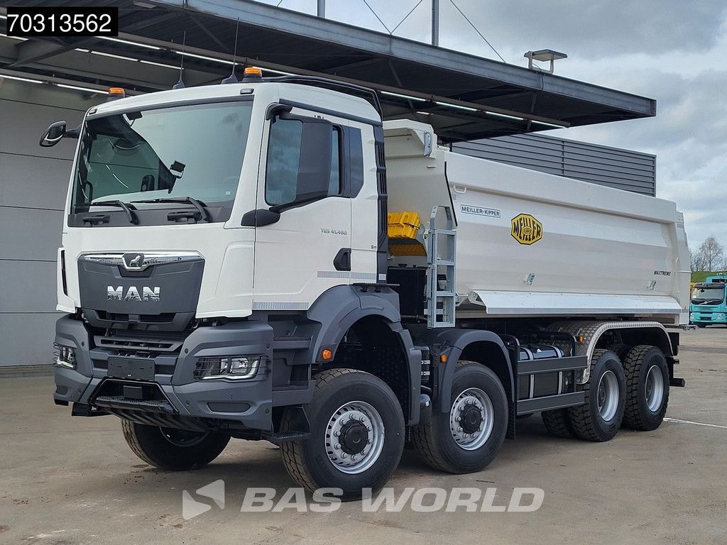 MAN TGS TGS 41.480 8X8 NEW! 8x8 20m3 Meiller Kipper Steelsuspension Automatic Euro 6