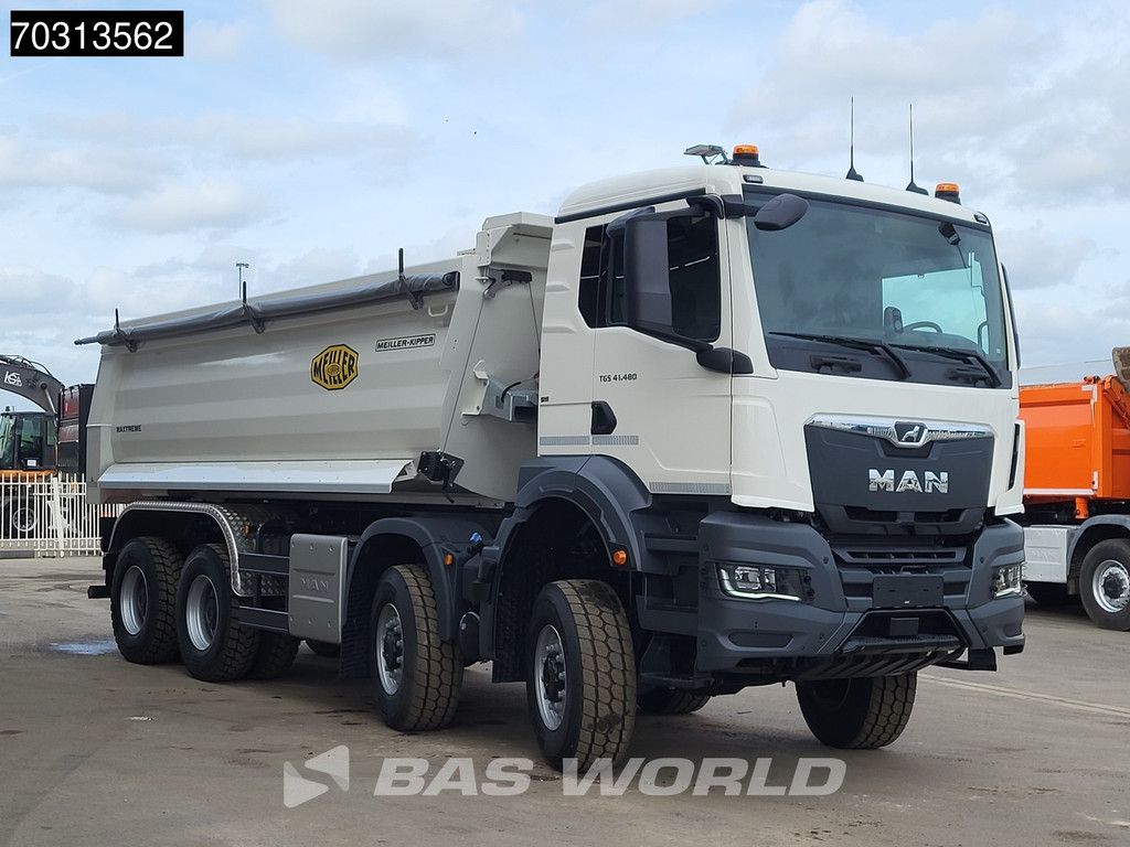 MAN TGS TGS 41.480 8X8 NEW! 8x8 20m3 Meiller Kipper Steelsuspension Automatic Euro 6