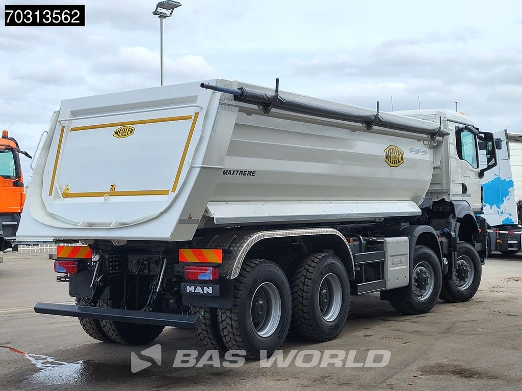 MAN TGS TGS 41.480 8X8 NEW! 8x8 20m3 Meiller Kipper Steelsuspension Automatic Euro 6